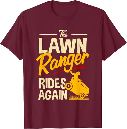 Vista 15 de The Lawn Ranger Rides Again - Camiseta de corte de césped Azul Marino