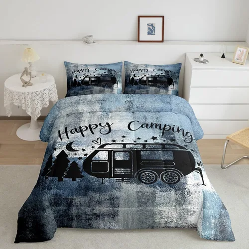 Vista 6 de Erosebridal Juego de ropa de cama turquesa tamaño individual para niños y niños, color verde azulado y gris degradado para niñas y adultos, relleno