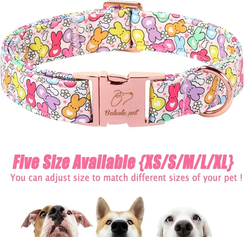Vista 309 de Collar para perros del 4 de julio, collares patrióticos azules para cachorros y perros pequeños, ligero y ajustable 1776 collares para cachorros