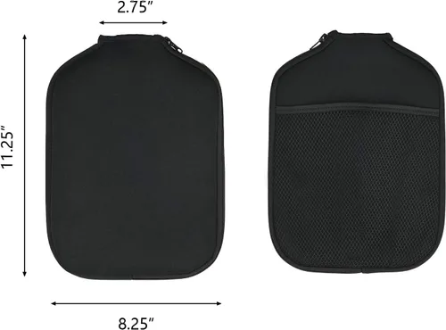 Vista 2 de Paquete de 2 fundas de neopreno para raqueta de pickleball