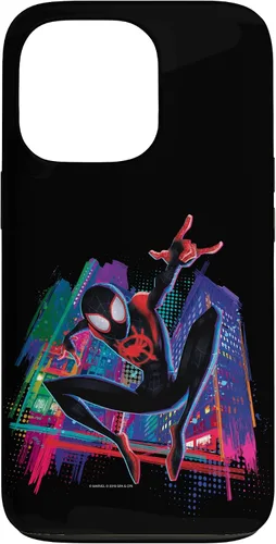 Vista 10 de Marvel Spider-Man Miles Morales Graffiti City - Carcasa para iPhone 17