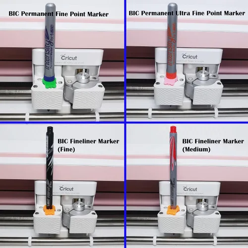 Vista 5 de Juego de 8 paquetes de adaptadores de bolígrafo/marcador compatibles con Cricut (Explore Air, Air 2, Air 3 y Maker, Maker 3), adaptador de bolígrafo
