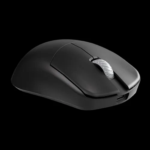 Vista 7 de Lamzu Maya X Ratón Inalámbrico para Juegos, Ultra Ligero 47g, Interruptor Óptico, Máximo 30000 DPI, Simétrico, MCU Nordic 52840, Codificador a Negro