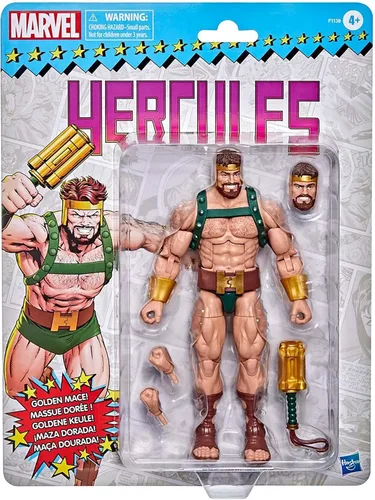 Vista 2 de Marvel Classic Marvel Legends Hercules - Figura de acción de 6 pulgadas, multicolor, tamaño estándar (F1138)