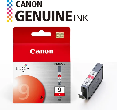 Vista 2 de Canon Depósito de tinta roja original PGI-9, compatible con impresoras Pro9500 y Pro9500 Mark II