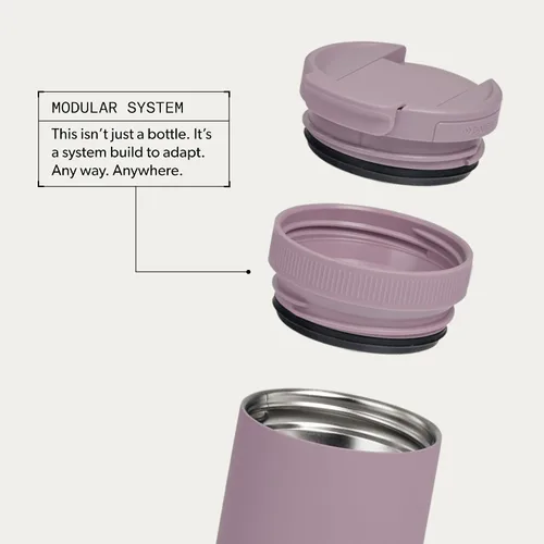 Vista 3 de Dometic Vaso de 12 onzas Vaso aislado de acero inoxidable con tapa magnética Saúco