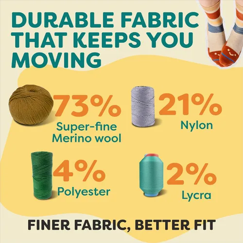 Vista 5 de FITS Calcetines ligeros para hombres y mujeres, de lana merina, absorben la humedad, transpirables, ligeros, no se ven
