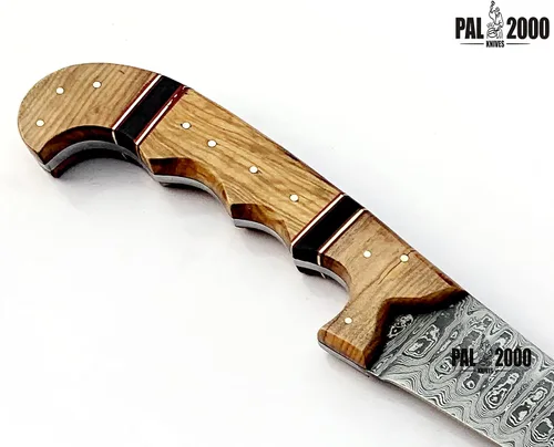 Vista 7 de PAL 2000 KNIVES HSK-9984 Espada hecha a mano de acero de Damasco de 26,5 pulgadas