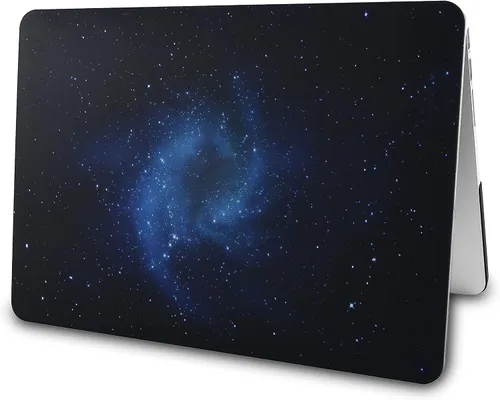 Vista 4 de Funda compatible con MacBook Air de 15 pulgadas 2025 2024 2023 lanzamiento M4 A3241 M3 A3114 M2 A2941 Funda protectora de plástico rígido, azul