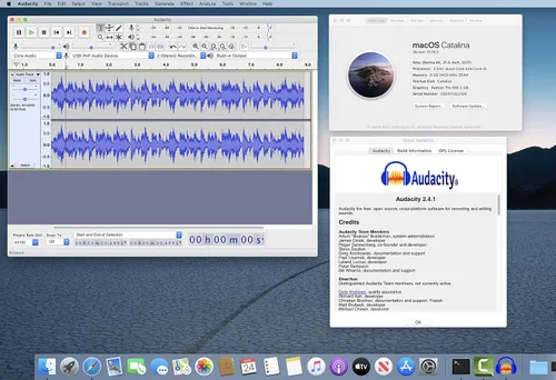 Vista 3 de Tape-2-Mac USB Audio Tape Capture para Mac OS Ventura y Monterey en Mac Intel y M1 Macs. Viene con nuestro propio tutorial de video e instrucciones.