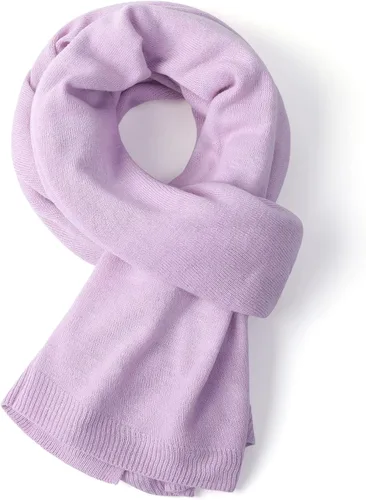 Vista 107 de Fomolom Ponchos para mujer, versátil, ligero, tejido sólido, chal envolvente, bufanda, accesorios para mujer