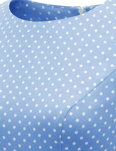 Vista 13 de Dressystar - Vestidos clásicos de fiesta con mangas casquillo, estilo Rockabilly y retro de la década de 1950