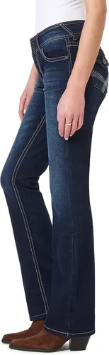Vista 3 de WallFlower Jeans elásticos Insta para mujer con corte de bota y curvas