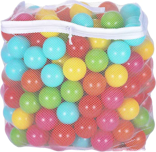 Vista 10 de BalanceFrom Play Pit Balls Toy Set for Kids with Mesh Bag