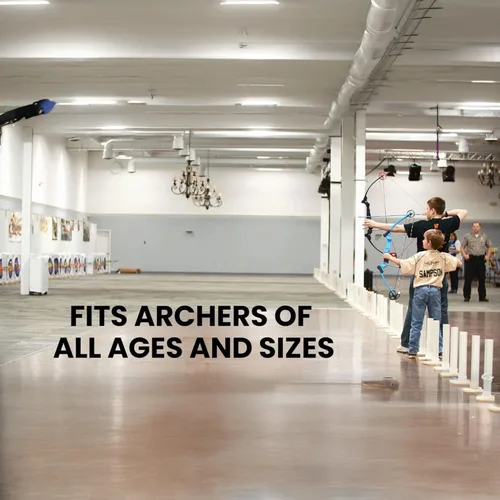 Vista 6 de Genesis Original Compound Bow & Arrow Kit - Adjustable Compound Bow for All Skill Levels Púrpura