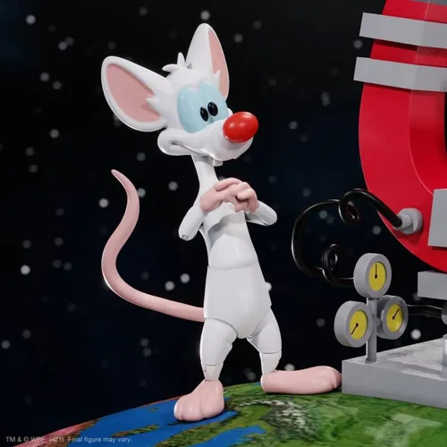 Vista 3 de Super7 Animaniacs Ultimates Pinky - Figura de acción a escala de 7 pulgadas