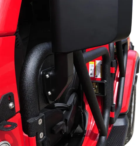 Vista 6 de Espejos laterales para puerta tubular de media puerta, espejos retrovisores laterales para Jeep Wrangler CJ7 YJ TJ JK JL/Gladiator JT/Cherokee XJ