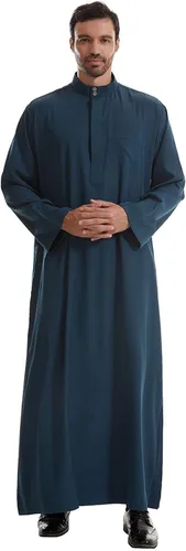 Vista 18 de Ropa musulmana para hombre, bata de caftán duradera, vestido largo de Dubai, ropa étnica, 1 bata suave