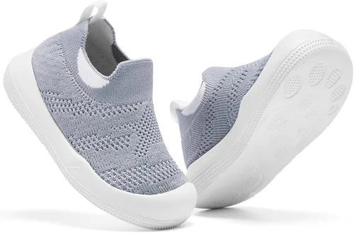 Vista 4 de TODDLLUBY Baby Socks Shoes Breathable Infant Non Slip Walking Sneakers