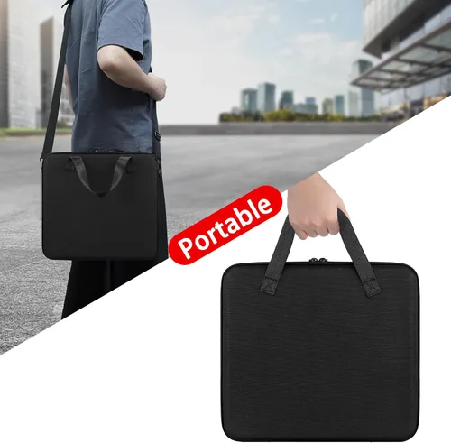 Vista 8 de co2CREA Estuche de viaje rígido de repuesto para Canon PIXMA TR160 / TR150 / iP110 Impresora portátil inalámbrica (Estuche negro completo)
