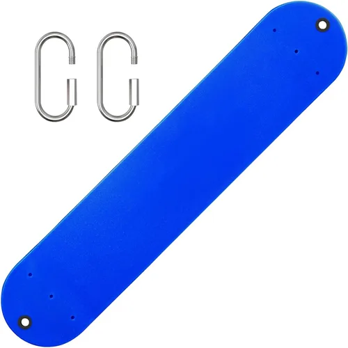 Vista 2 de Asiento de columpio de repuesto de asiento de columpio de EVA suave con 2 hebillas de bloqueo, soporta 300 libras, accesorios TreeSwing con ganchos