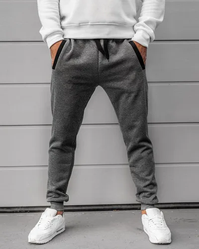 Vista 4 de BUXKR Pantalones deportivos para hombre para correr, pantalones casuales para gimnasio, correr o entrenamiento atlético