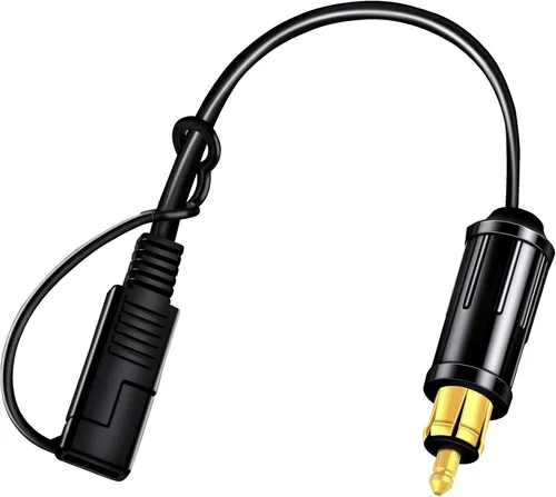 Vista 2 de Adaptador divisor para encendedor de cigarrillos BMW - Conector SAE a enchufe DIN para puerto de cargador de energía de coche