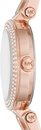 Vista 2 de Michael Kors Mini Parker Reloj multifunción de acero inoxidable, Varios colores, Reloj de cuarzo