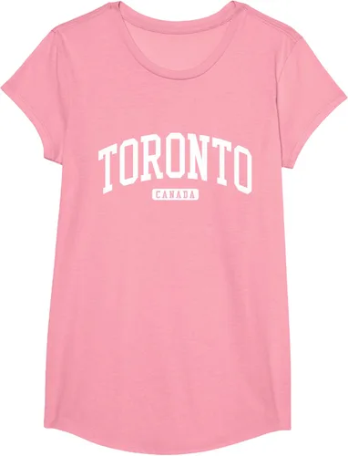 Vista 92 de Camiseta estilo universitario de Toronto Canada, Negro