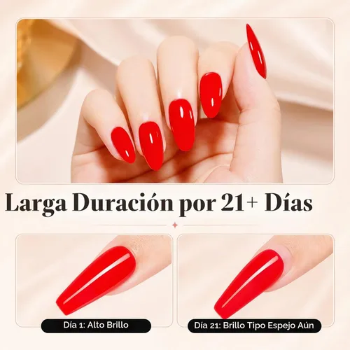 Vista 4 de Beetles Gel Polish Capa superior de gel que no se limpia de larga duración A-transparente-1