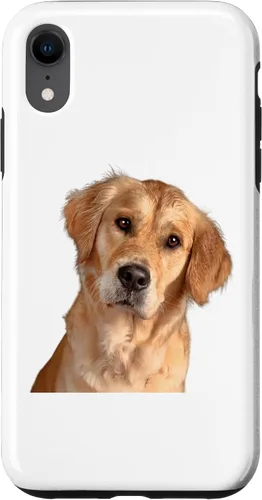 Vista 25 de American Golden Retriever Dog Sweet and Quizzical Case for iPhone 17