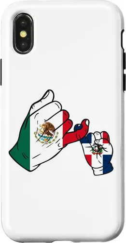 Vista 4 de iPhone 15 Parent and child Mexico and Dominican Republic family Case