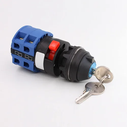 Vista 5 de Interruptor selector de cambio universal con llave, interruptor de transferencia de energía, LW26-25 C04/2CUY 380V 25A Motor, generadores de bomba