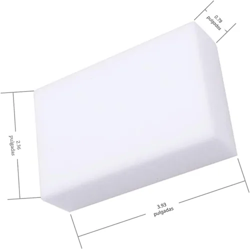 Vista 5 de Esponja de melamina, paquete de 100 esponjas mágicas, almohadillas de limpieza de espuma, esponja multifuncional para limpieza del hogar