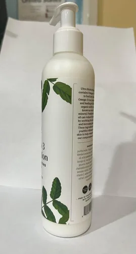 Vista 3 de Griffin Remedy Loción corporal Omega-3, aceites esenciales de incienso y MSM orgánico, ultra hidratante, todo natural, sin parabenos, sin sulfato, 8