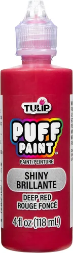 Vista 33 de Tulip pintura en relieve para tela 4 onzas Azul con purpurina