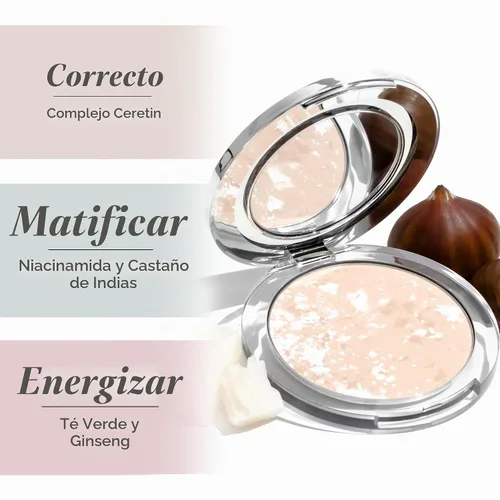 Vista 4 de PÜR MINERALS Balancing Act - Polvo perfeccionador de la piel matificante