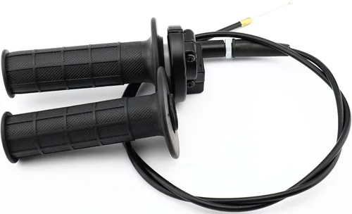 Vista 3 de Manija izquierda derecha y palanca de freno izquierda, cable de freno, cable del acelerador y abrazadera del acelerador, kit de palanca de freno