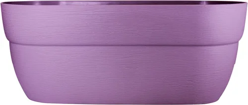 Vista 9 de Emsco Group Bloomers - Maceta de barandilla con agujeros de drenaje, maceta de resina resistente a la intemperie de 24 pulgadas, marrón, plástico
