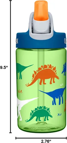 Vista 7 de CamelBak Eddy Kids Water Bottle 12oz Dinorama
