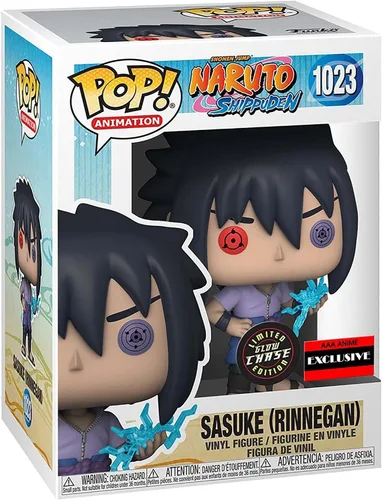 Vista 4 de Funko Naruto Shippuden Sasuke Uchiha (Rinnegan) Figura pop (exclusivo de anime AAA)
