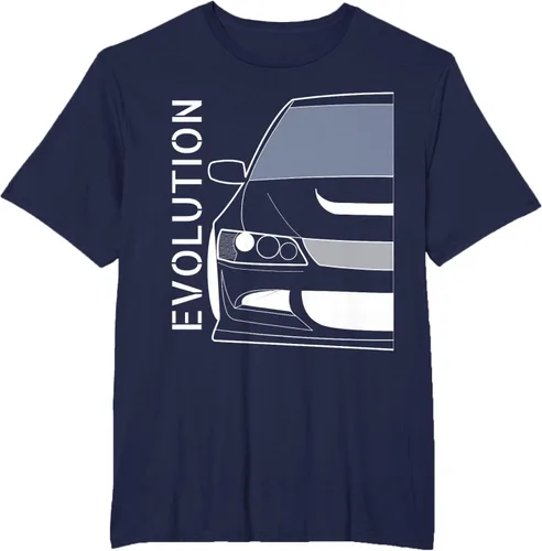 Vista 65 de Camiseta Evo 8 Design Turbo JDM Classic Legends, Negro, S