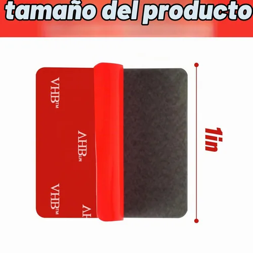 Vista 2 de ZZRANYE Cinta de Doble Cara Resistente, Cinta de Montaje VHB de 3M Adhesiva Fuerte, Cinta de Espuma Impermeable para Interior y Exterior, Decoración