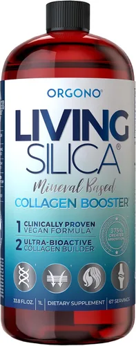 Vista 10 de Living Silica Gotas de sílice ORGONO - Tamaño de viaje Fórmula vegana y a base de minerales 3.4 fl oz