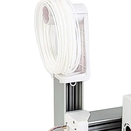 Vista 8 de Impresora 3D para principiantes, tamaño compacto, alta resolución, calefacción eficiente, diseño robusto, para proyectos educativos, color blanco