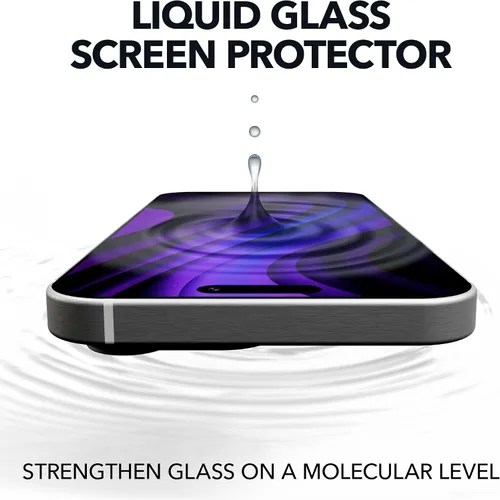 Vista 3 de cellhelmet Protector de pantalla de vidrio líquido con garantía de reparación de $500 Nano protección resistente a arañazos y roturas Universal