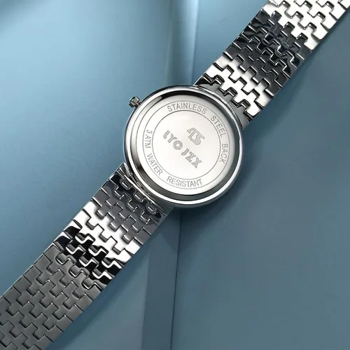 Vista 3 de Relojes para mujer, reloj de enfermera, impermeable, para mujer, pulsera de muñeca, simple, dorado, elegante, impermeable, reloj de cuarzo