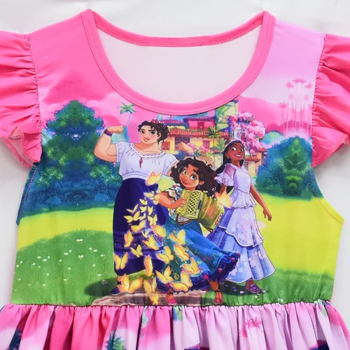 Vista 2 de AOVCLKID Disfraz de princesa para niñas disfraz de cosplay Halloween disfraces de paty