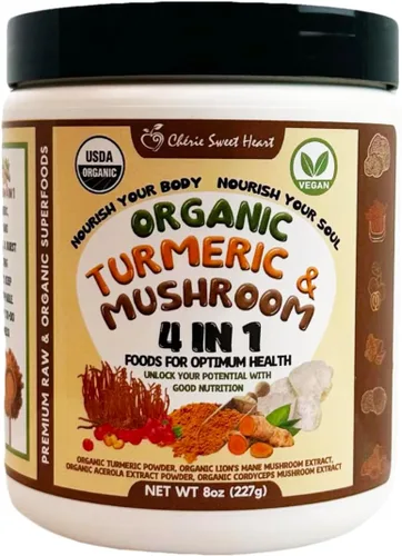 Vista 9 de Cherie Sweet Heart USDA Superalimento en polvo orgánico de remolacha, óxido nítrico 3 en 1, apoya la presión arterial saludable y la circulación