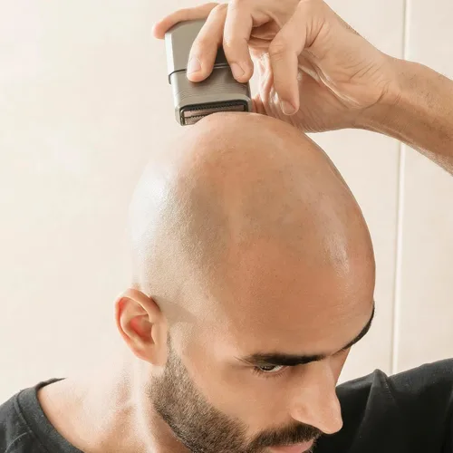 Vista 3 de Maquinillas de afeitar eléctricas para hombres – Afeitadoras eléctricas de viaje compactas para hombres calvos – Pequeñas afeitadoras portátiles
